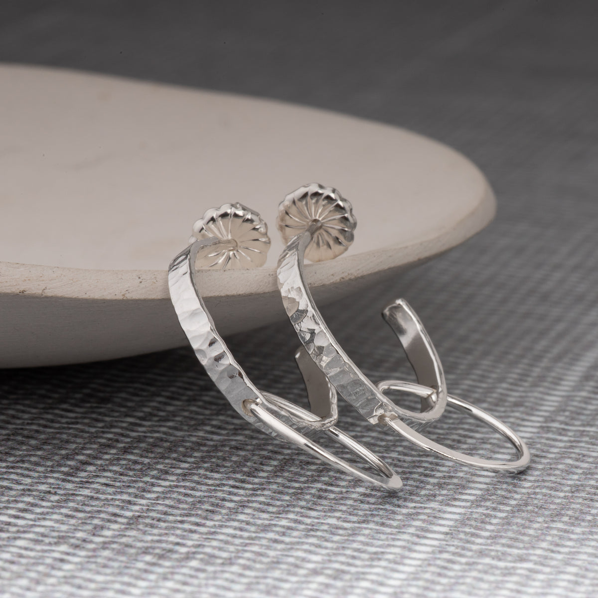 Thick and Thin Hoop Earrings