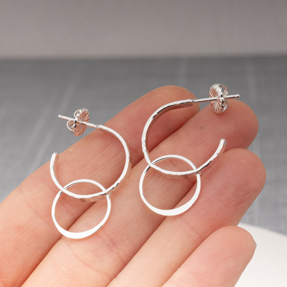 Thick and Thin Hoop Earrings