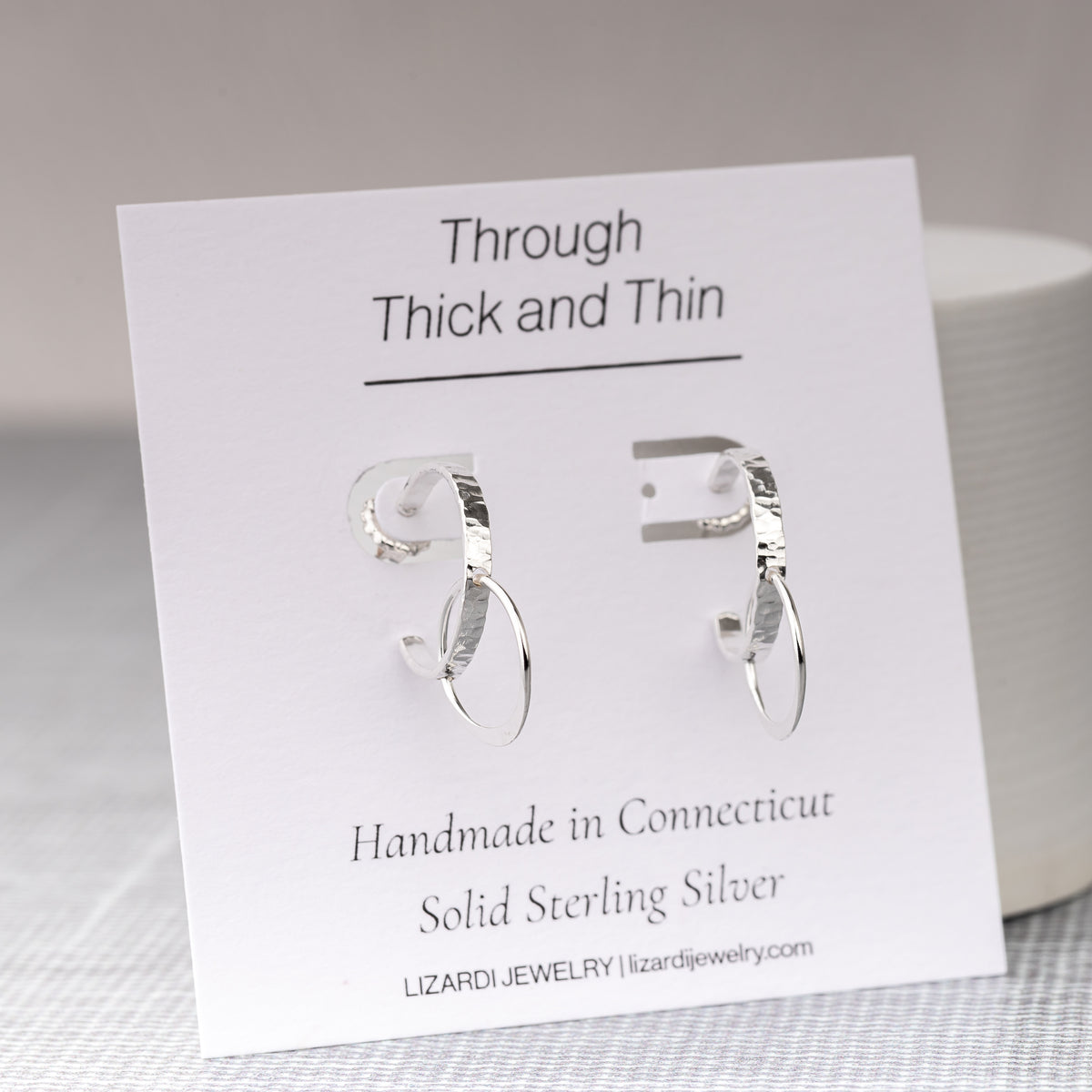 Thick and Thin Hoop Earrings