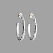 sterling silver hoop earrings, small hoop earrings, nickel free earrings