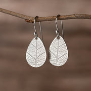 Small Leaf Embossed Teardrops